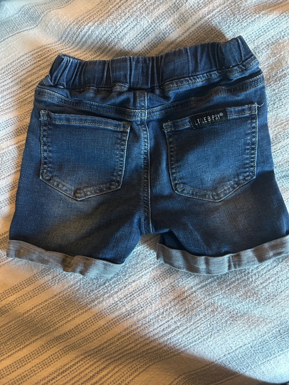 Little Bipsy denim Shorts with Drawstring - Picture 2 of 3
